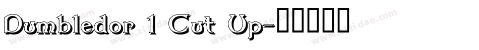 Dumbledor 1 Cut Up字体转换